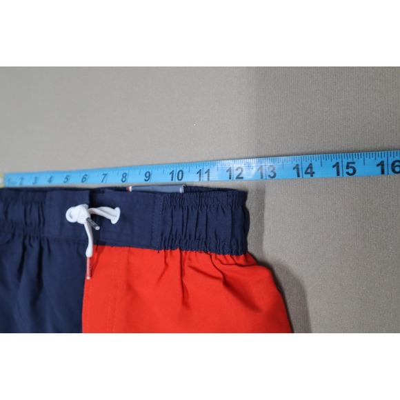 Tommy Hilfiger Big Boys Exploded Drawstring Board Shorts - Navy Blazer - Size M - Picture 5 of 6